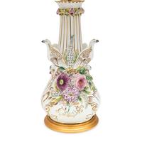 A Pair of German Porcelain Vases