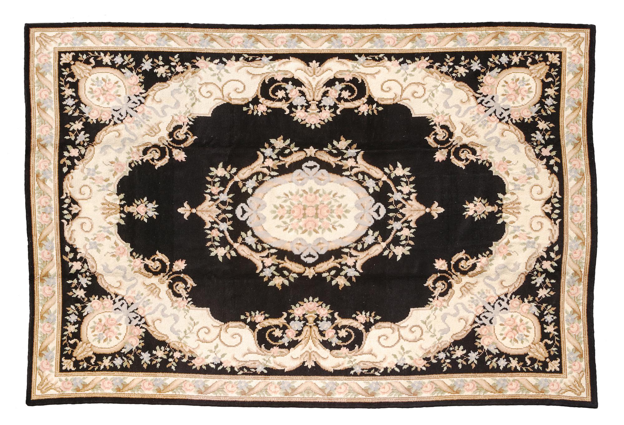 A Spanish Art Deco Wool Rug