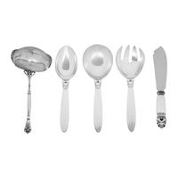 A Collection of Georg Jensen Silver Serving Articles