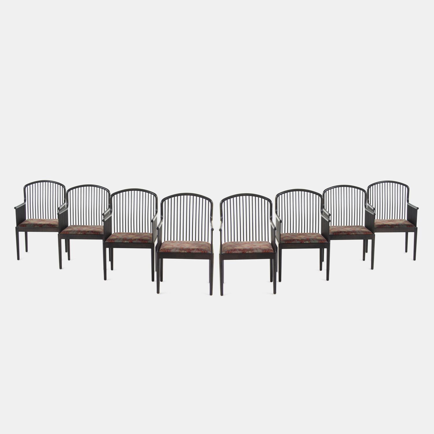 Set of Eight Andover Armchairs, c. 1980 Stendig, USA
