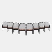 Set of Eight Andover Armchairs, c. 1980 Stendig, USA