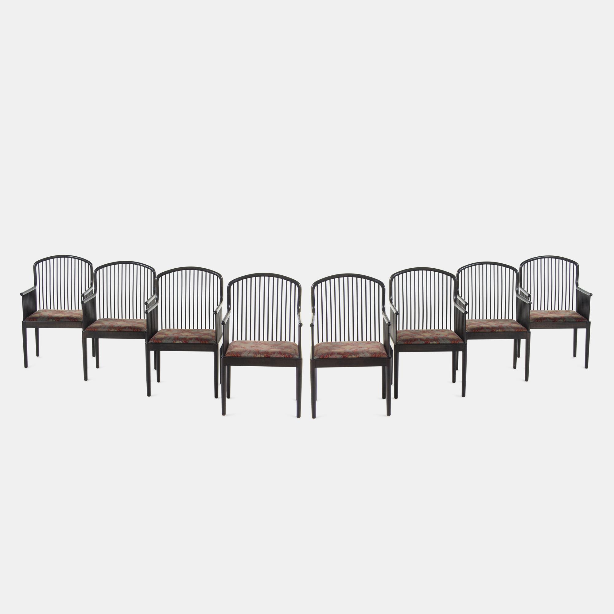 Set of Eight Andover Armchairs, c. 1980 Stendig, USA