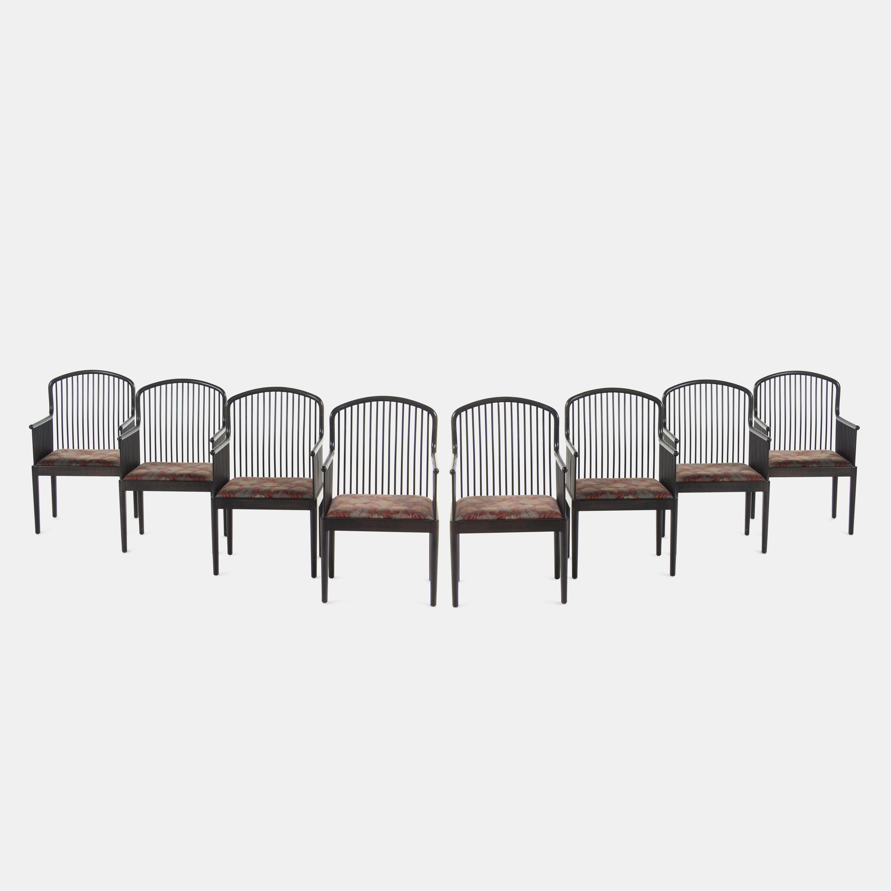 Set of Eight Andover Armchairs, c. 1980 Stendig, USA