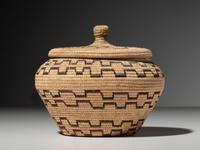 Mono Lidded Basket