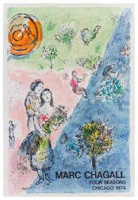 Marc Chagall, (French/Russian, 1887-1985), Four Seasons, 1974
