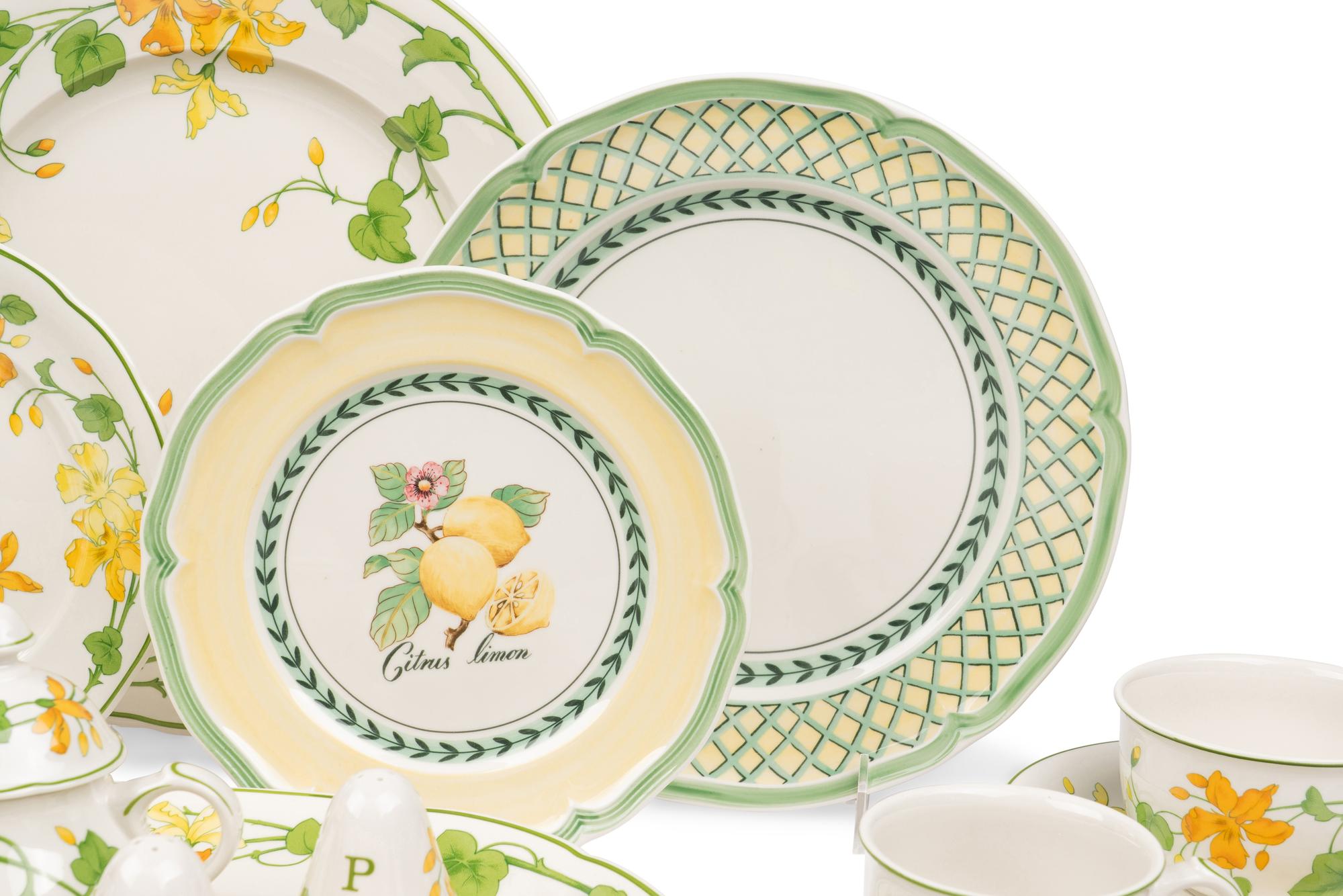 An Assembled Group of Villeroy and Boch Porcelain Dinnerware
