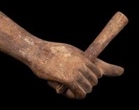 Two Egyptian Wood Arms