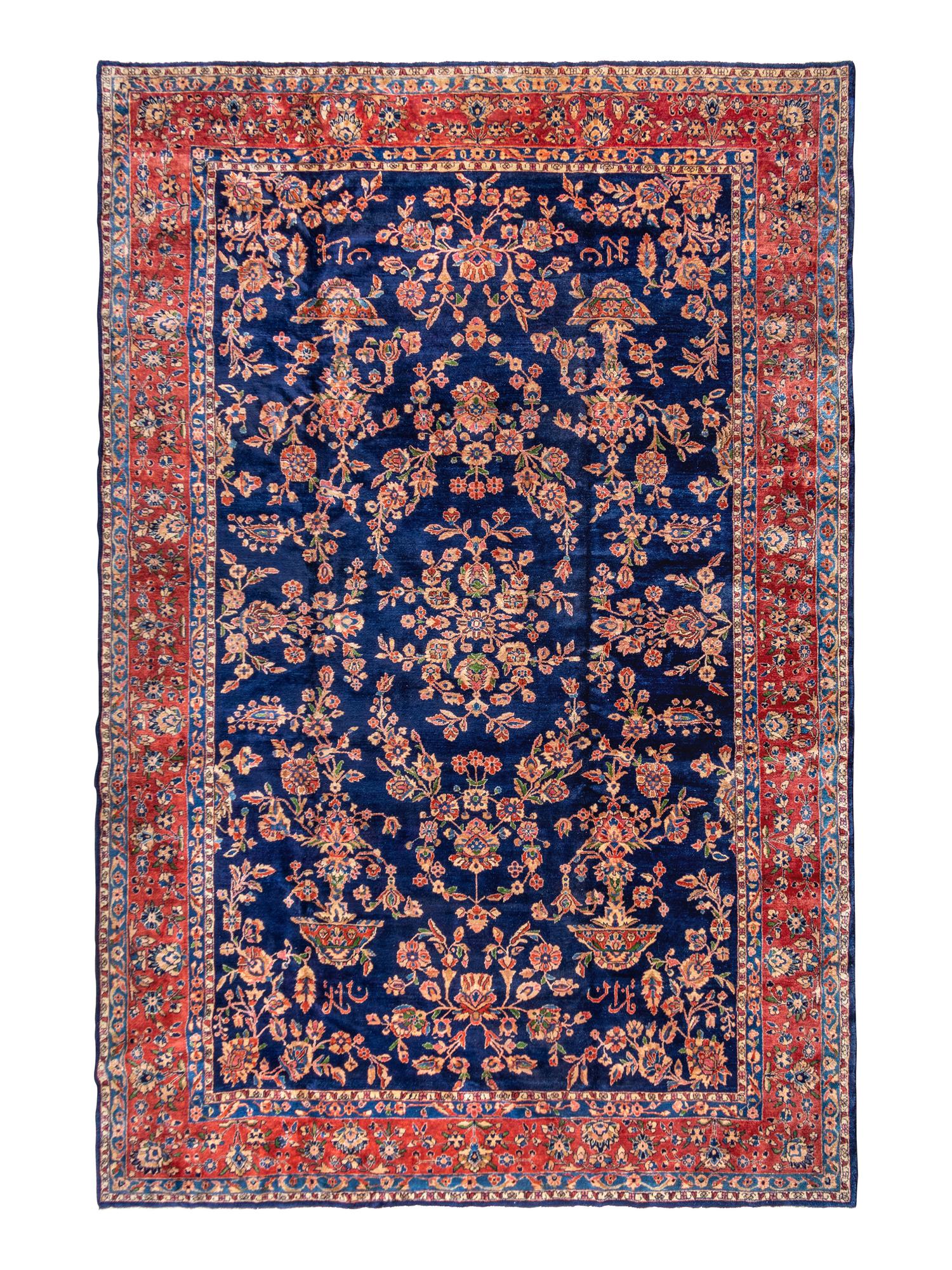 A Sarouk Ghazan Wool Rug
