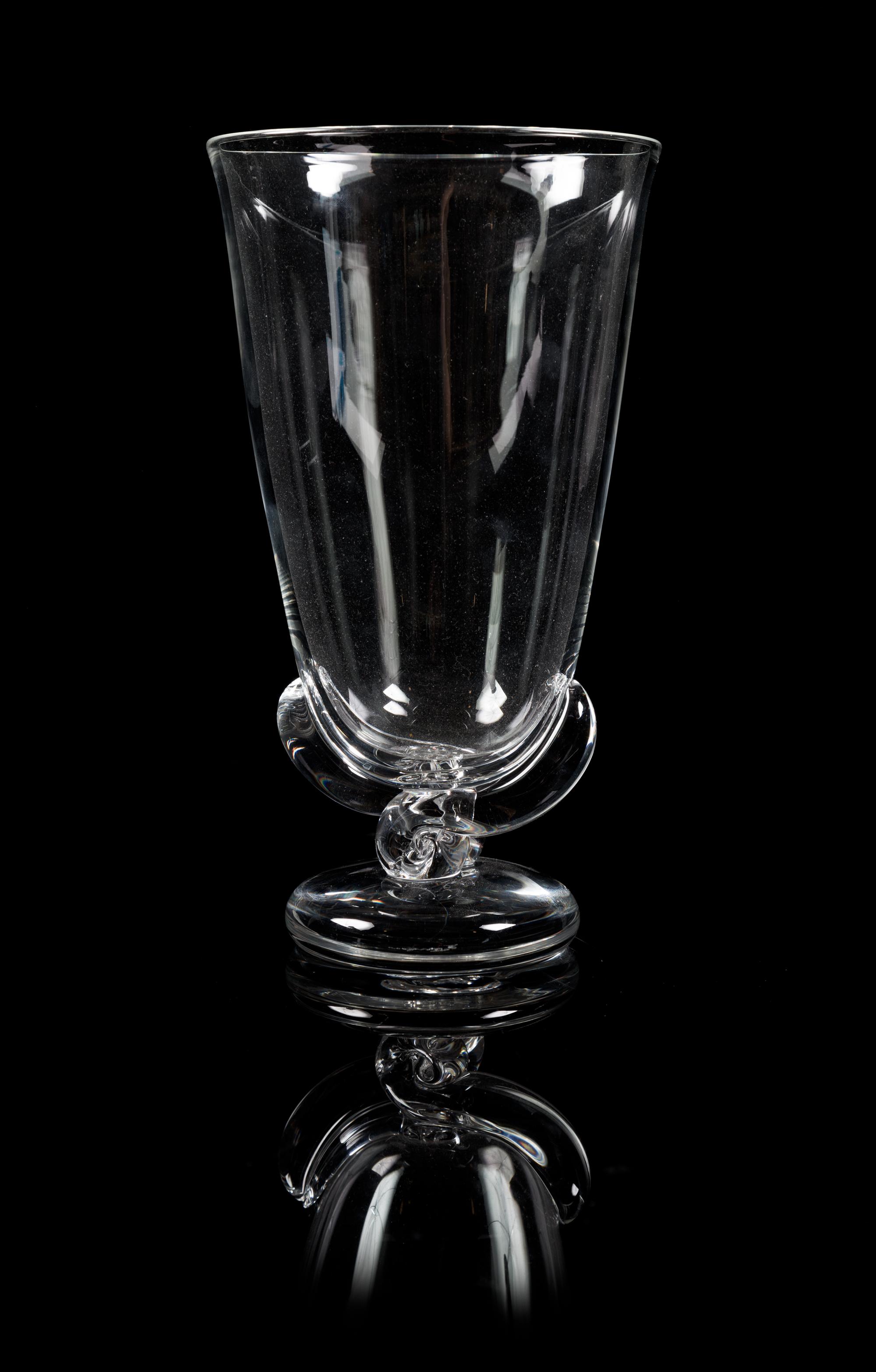 Steuben, a glass vase, designed by George Thompson and introduced in 1942