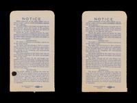 A Group of Two Milwaukee Braves vs. New York Yankees 1958 World Series Game 6 Ticket Stubs
