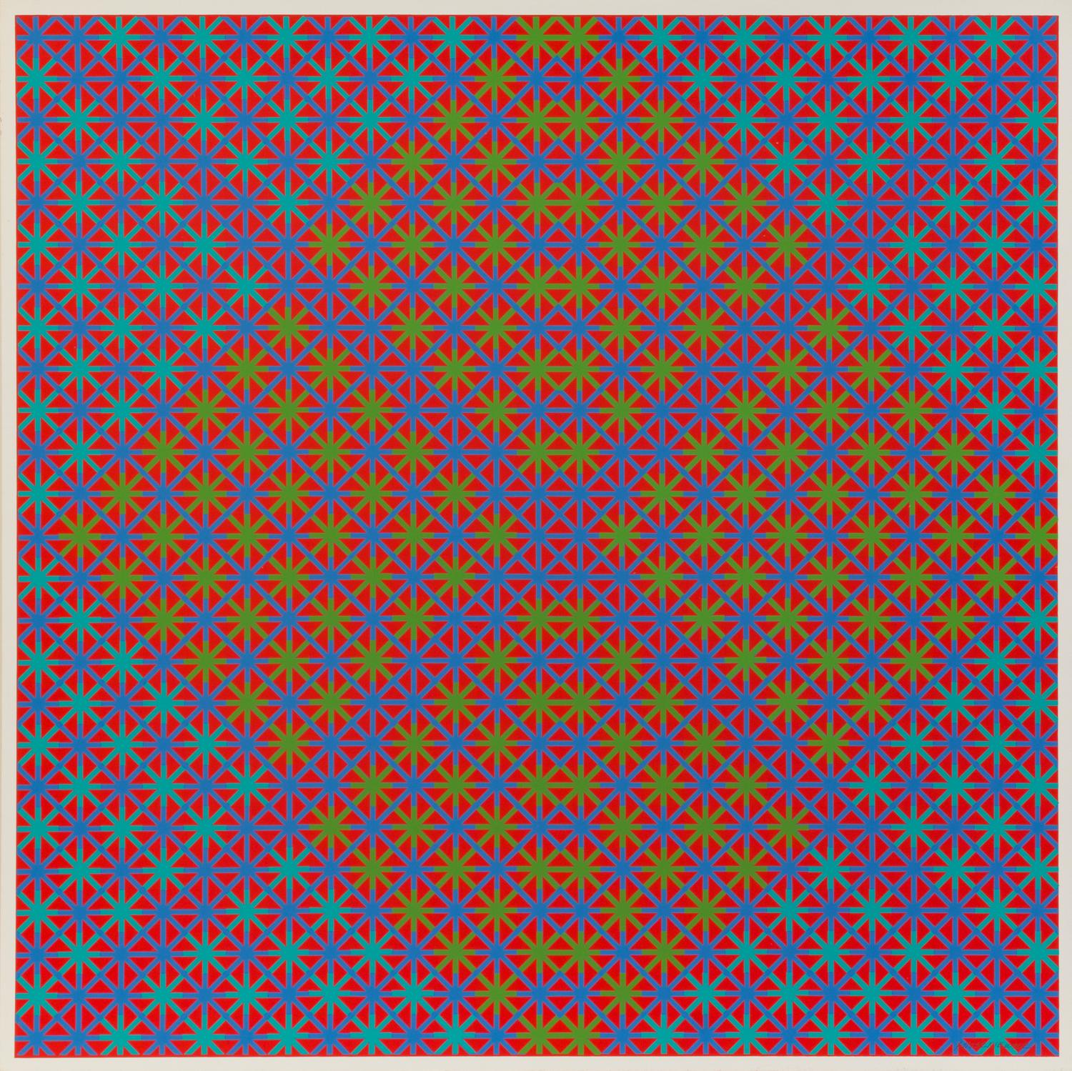 Richard Anuszkiewicz, (American, b. 1930), Richard Anuszkiewicz: 1965 6 Seritypien