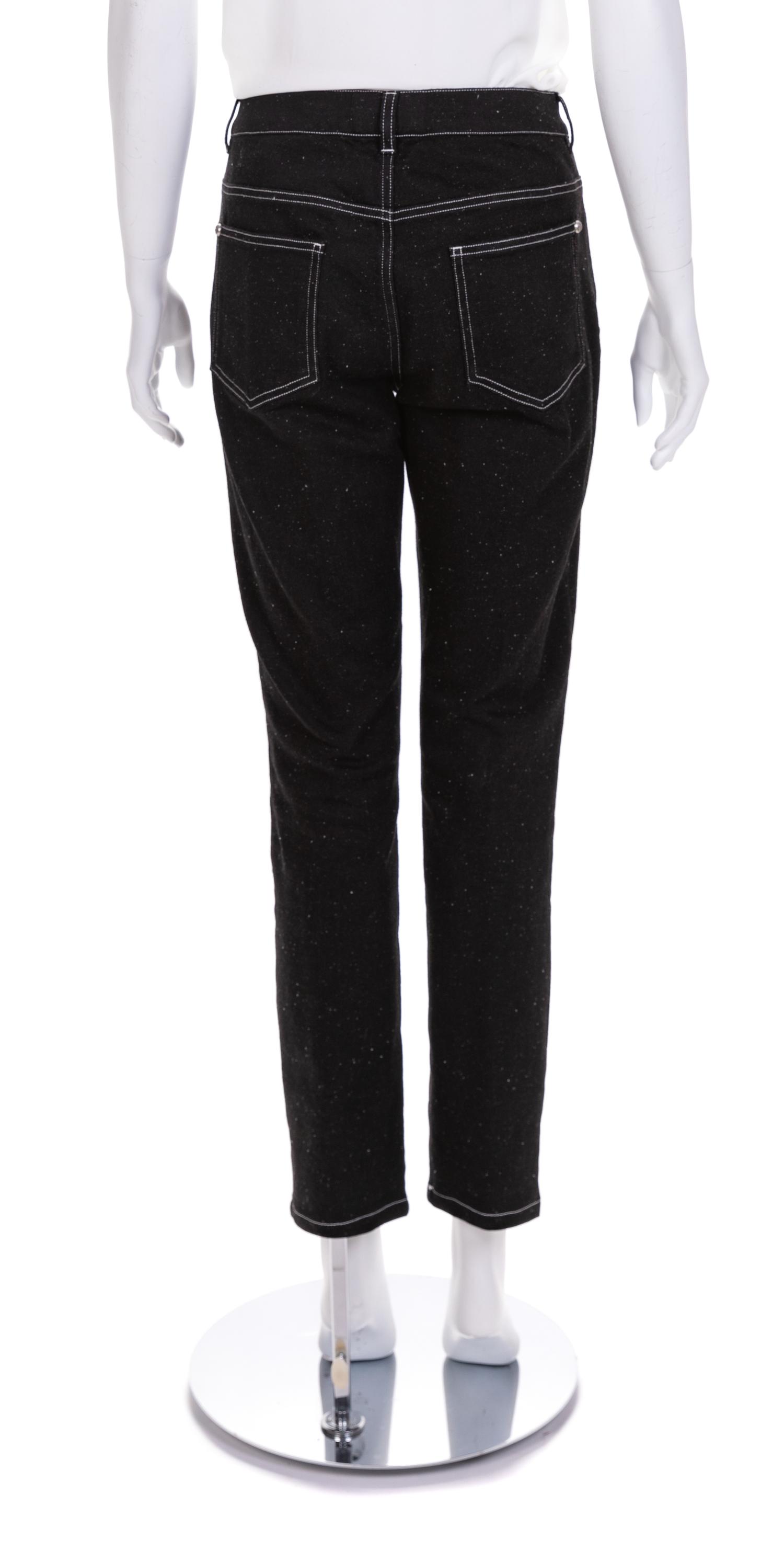 Chanel Black Jeans, 1990-2000s