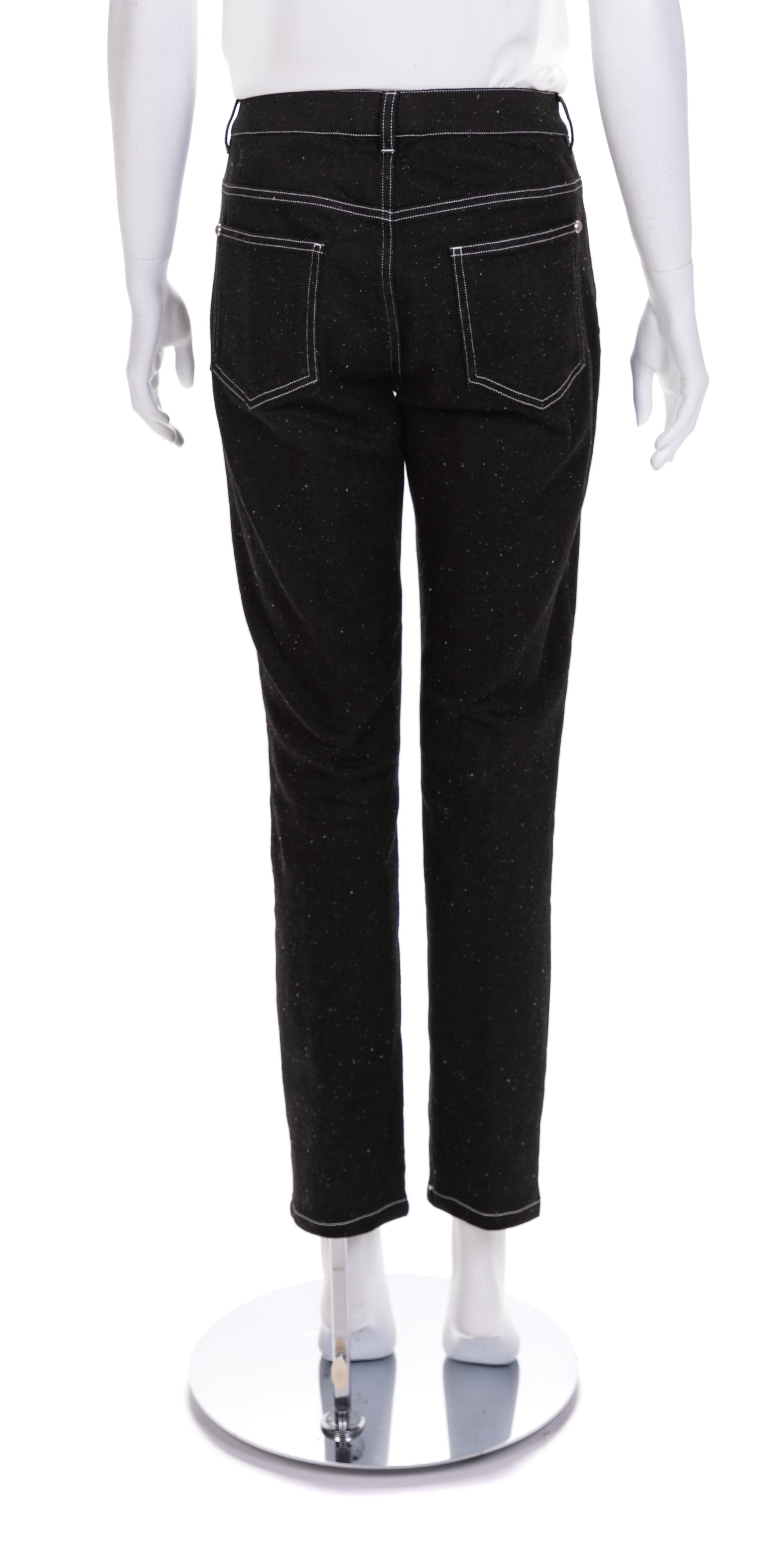 Chanel Black Jeans, 1990-2000s