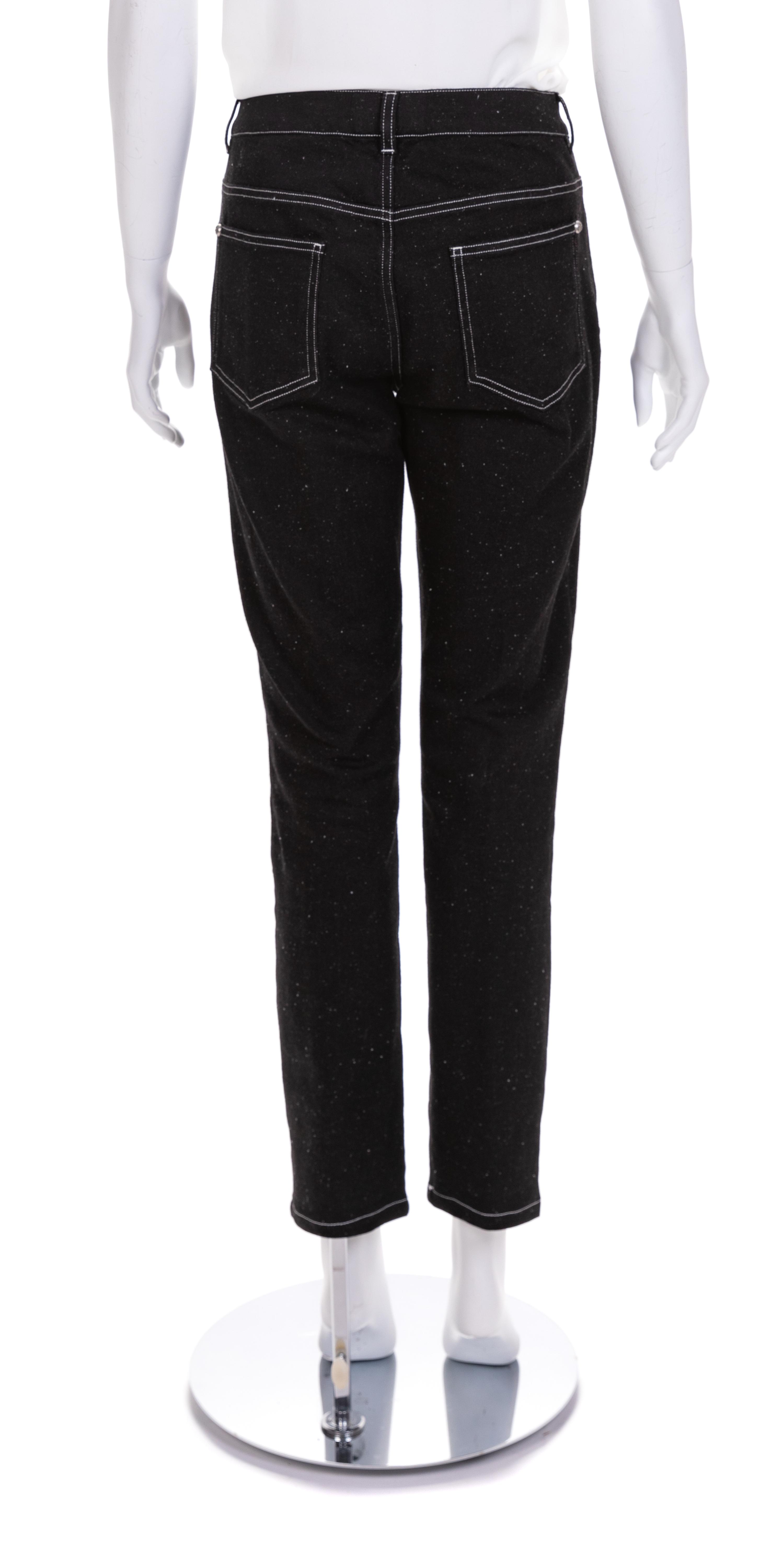 Chanel Black Jeans, 1990-2000s