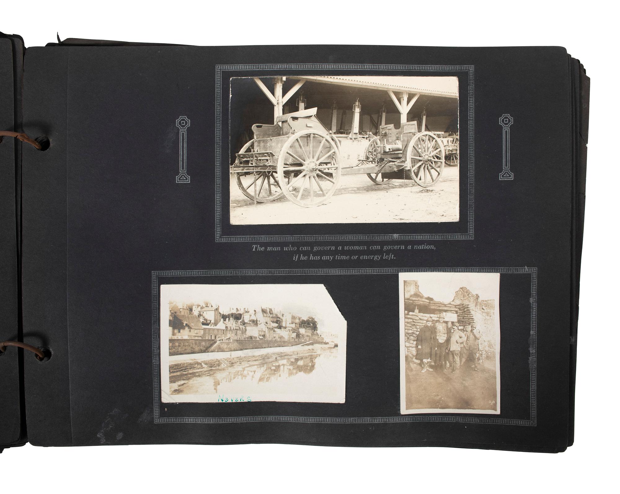 [WORLD WAR I]. Soldier's album and additional photographs, including Turkish Cavalry in Iraq.