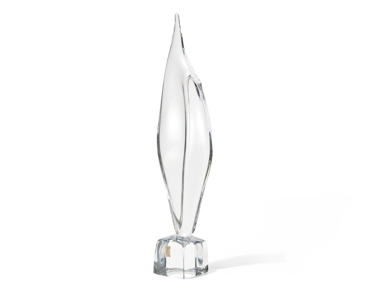 A Daum Crystal Glass Sculpture, 20th Century