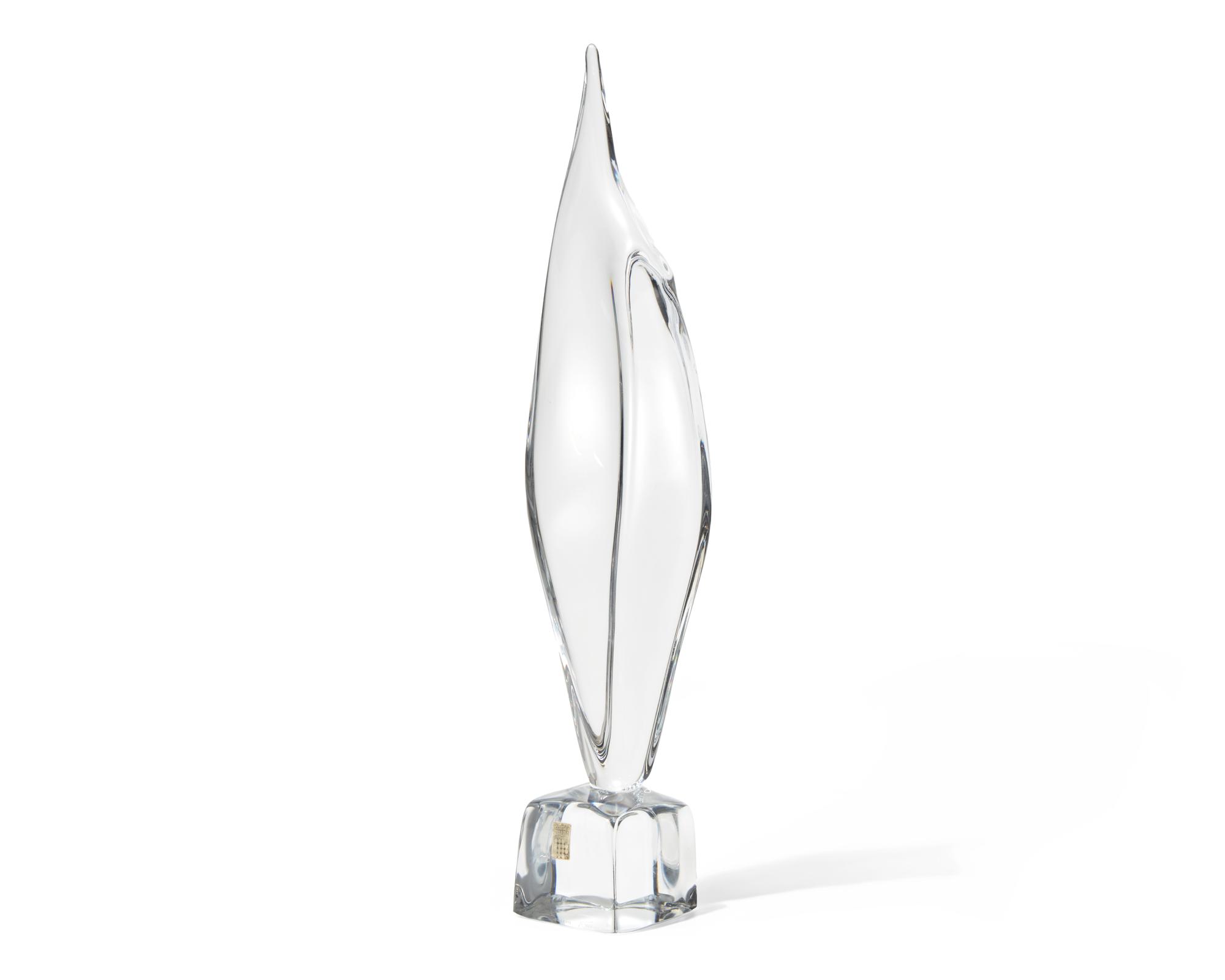 A Daum Crystal Glass Sculpture, 20th Century