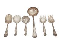 A Group of American Silver Serving Articles