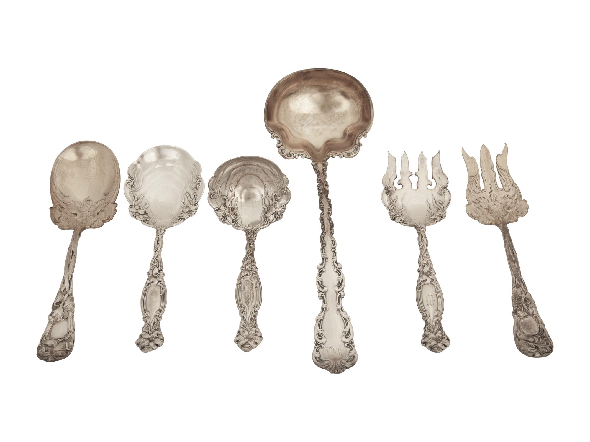 A Group of American Silver Serving Articles