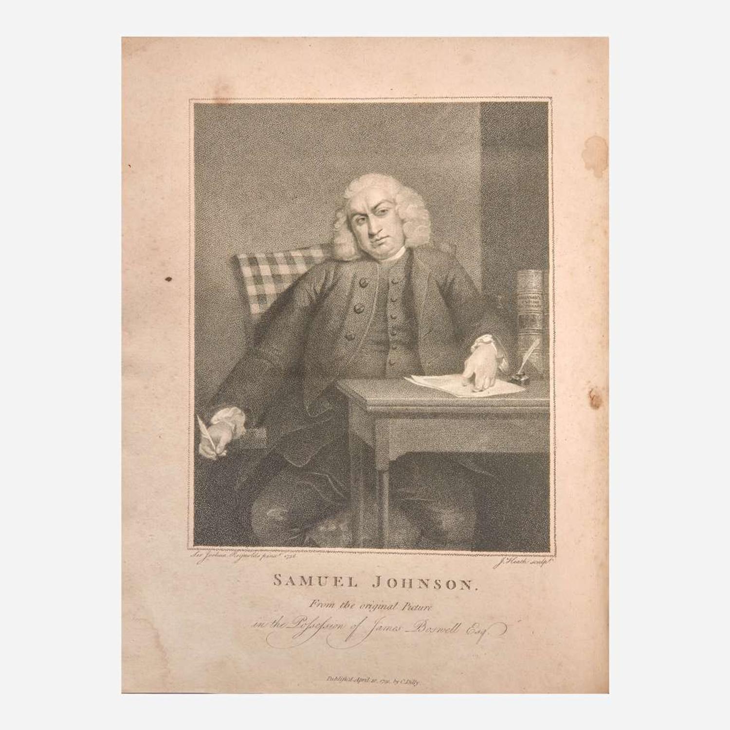 [Literature] Boswell, James The Life of Samuel Johnson, LL.D. Comprehending an Account of His Studies and Numerous Works, in Chronological Order...