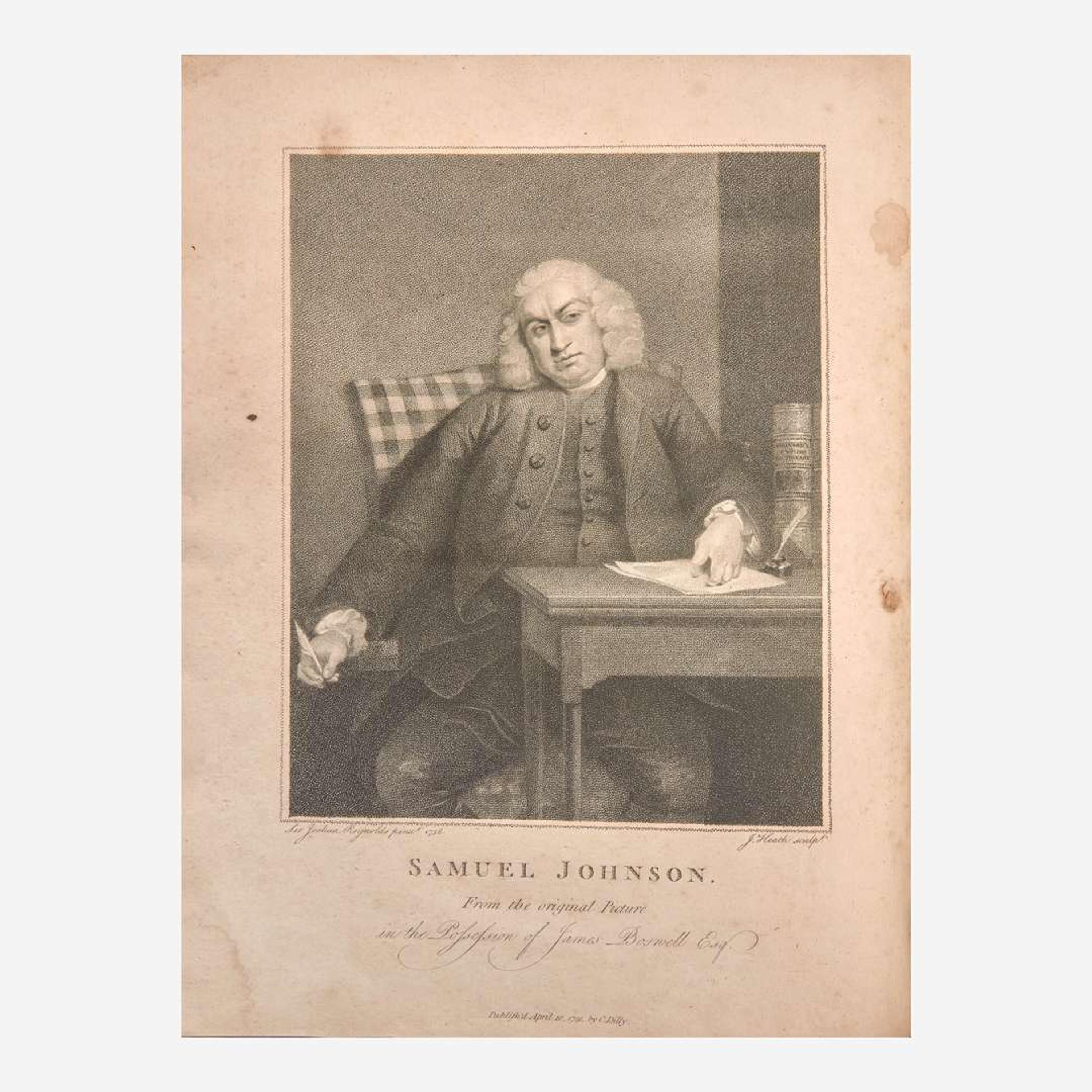 [Literature] Boswell, James The Life of Samuel Johnson, LL.D. Comprehending an Account of His Studies and Numerous Works, in Chronological Order...