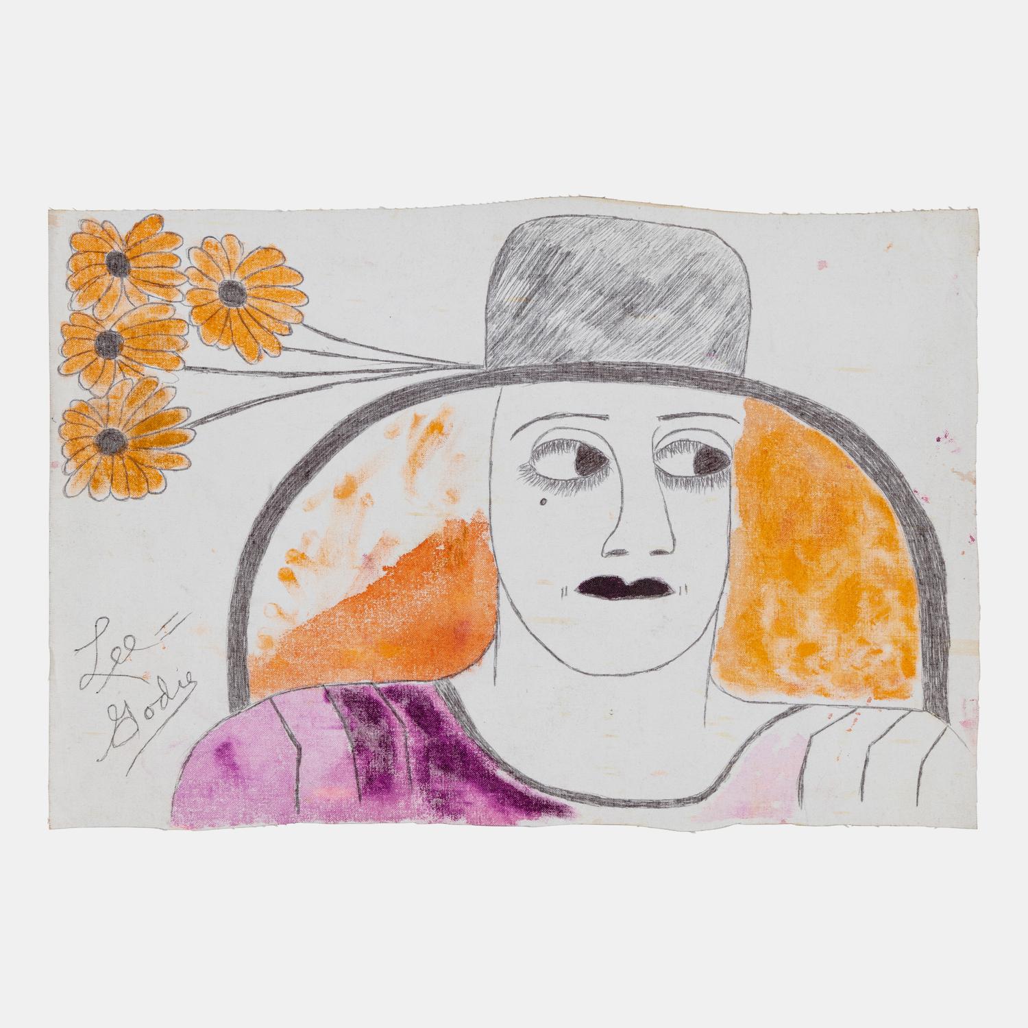 Untitled (Woman with Daisies in her Hat)
