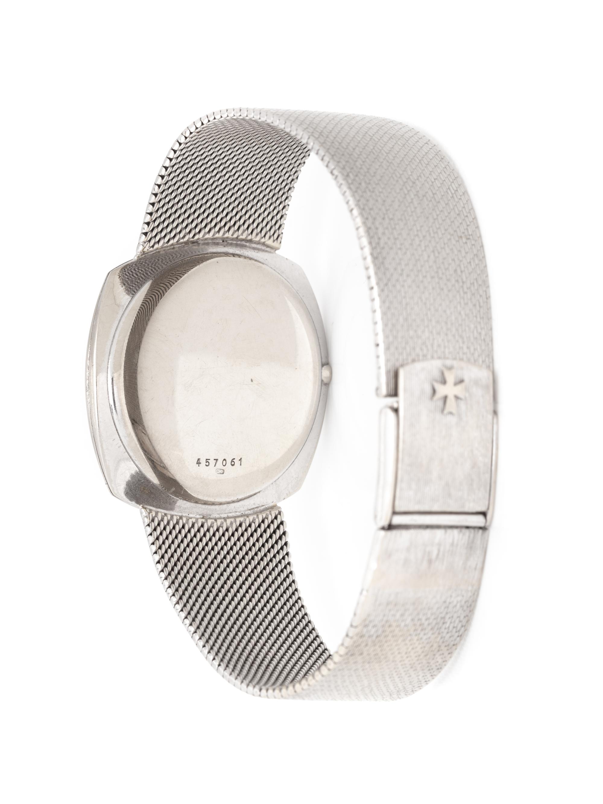 VACHERON & CONSTANTIN, REF. 7399 18K WHITE GOLD 'ULTRA THIN' WRISTWATCH