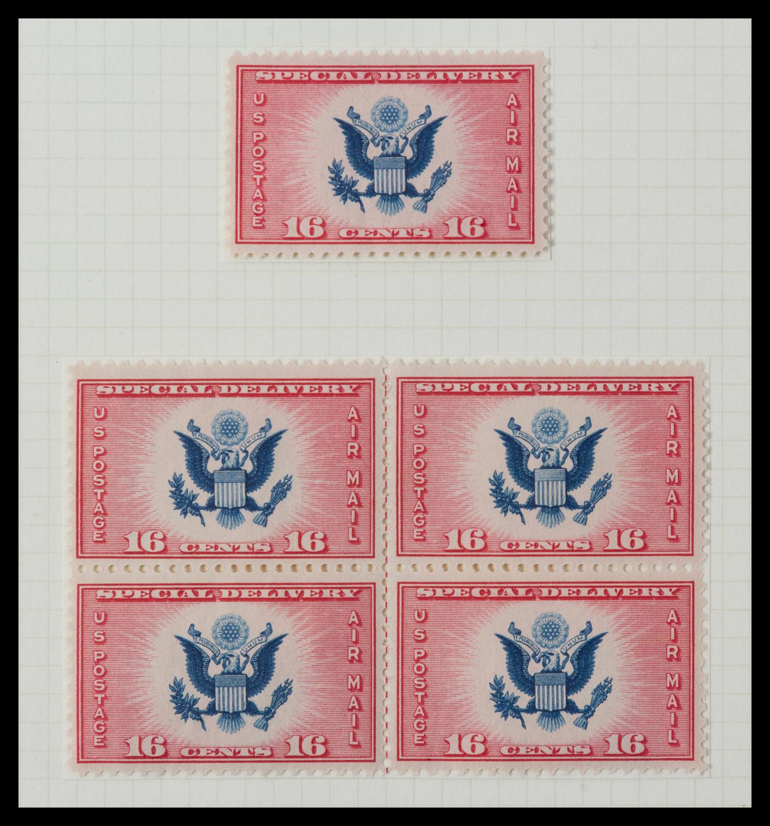 A Collection of United States Airmail Stamps — 1918-1929