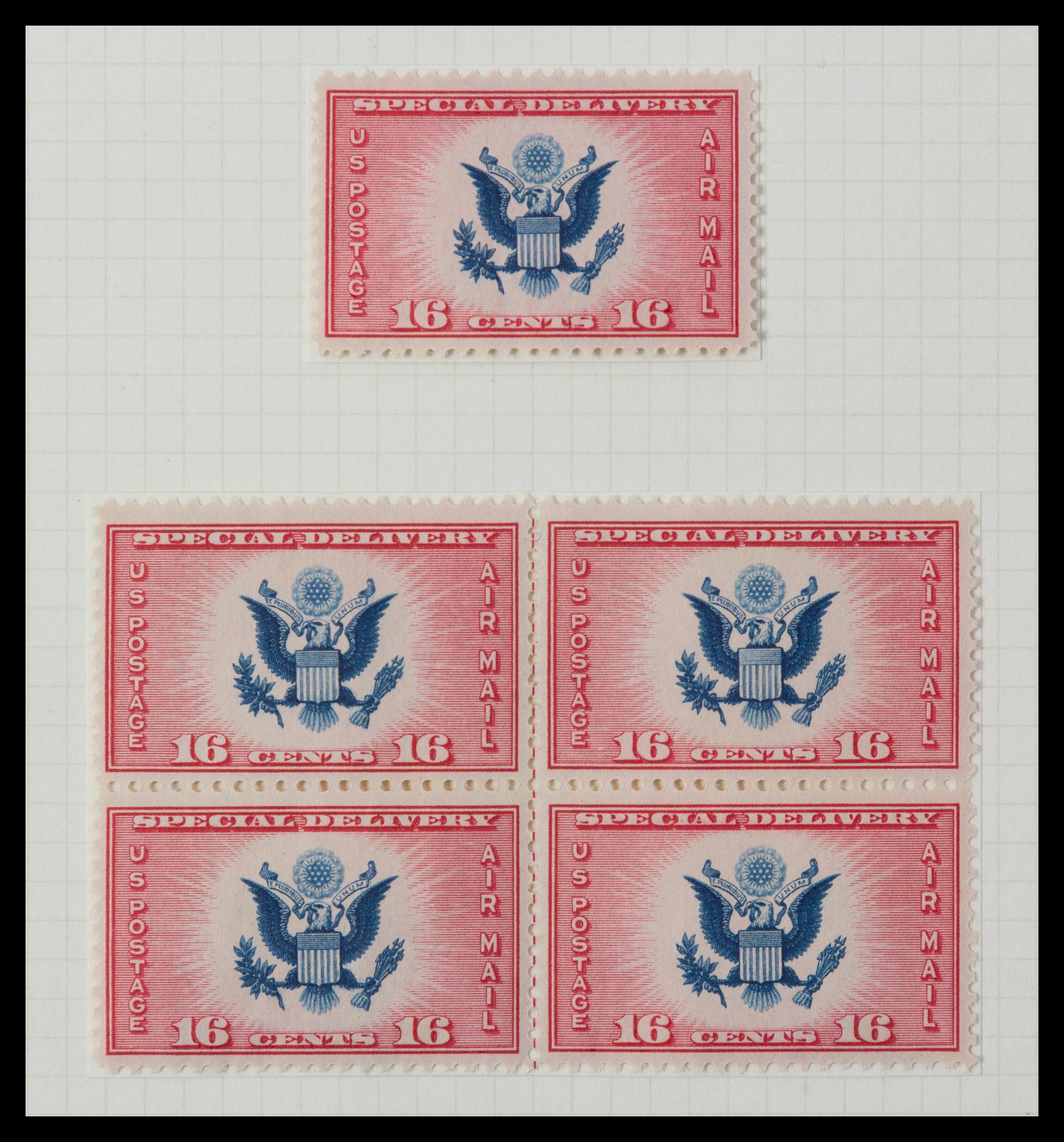 A Collection of United States Airmail Stamps — 1918-1929