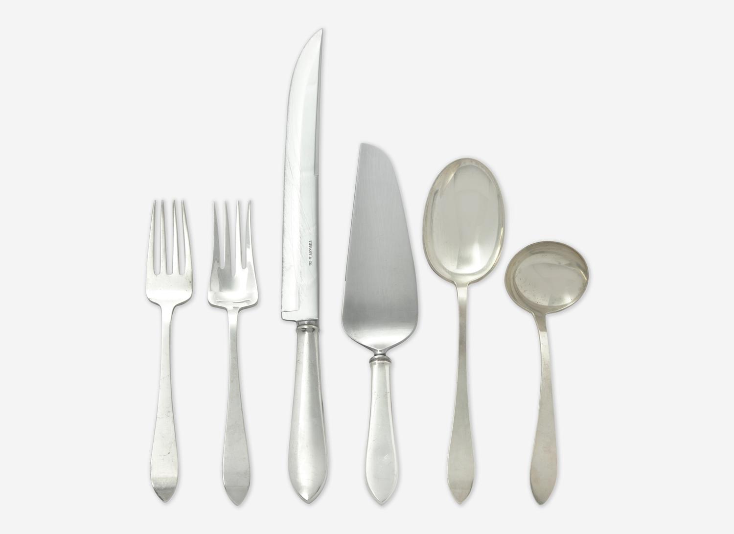 A Tiffany and Co. Silver Flatware Service