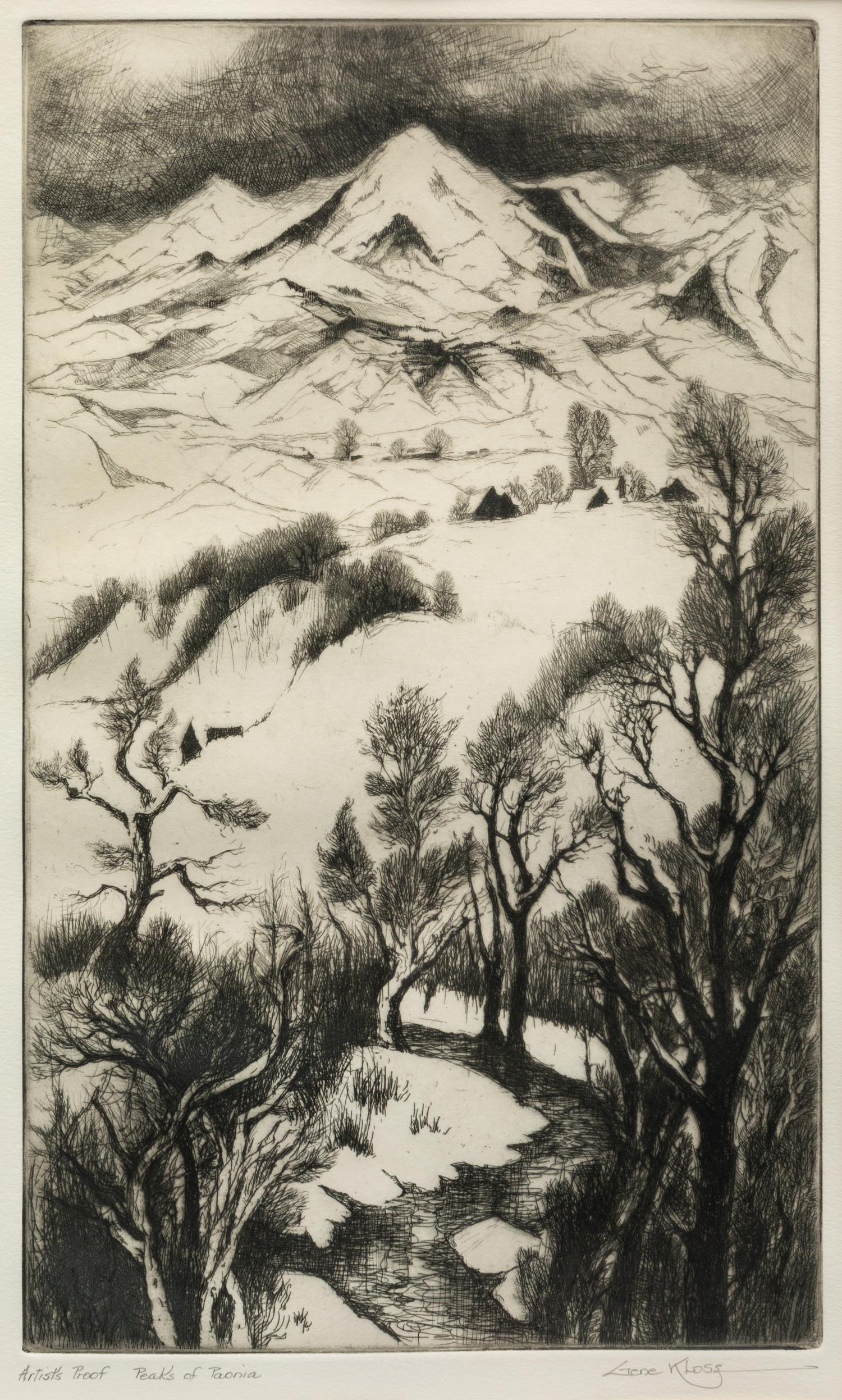 Peaks of Paonia , Artist's Proof