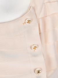 Unlabeled Haute Couture Pleated Top, Attributed to Chanel, 1990-2000s