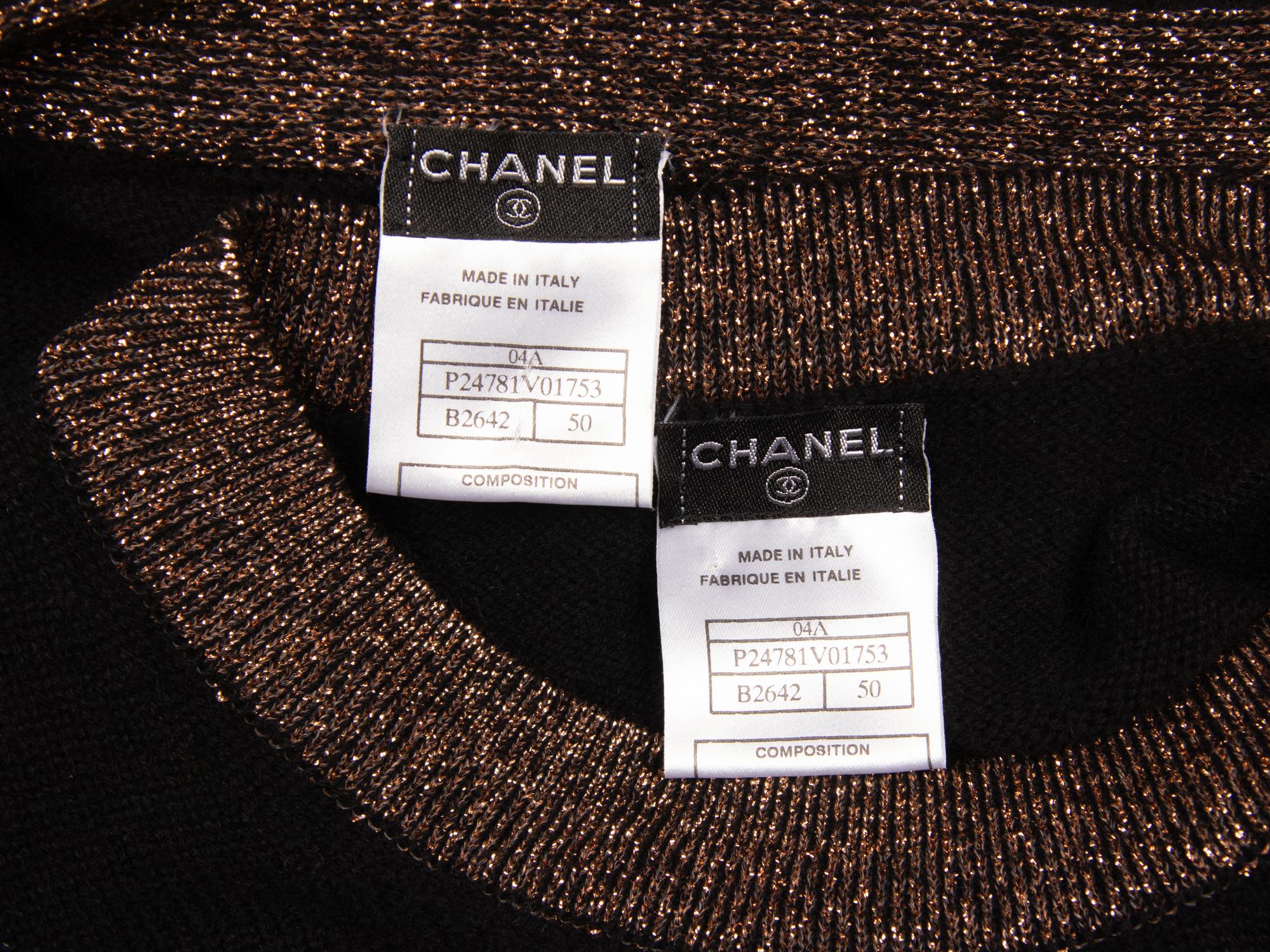 Chanel, Cashmere Cardigan & T-Shirt Set