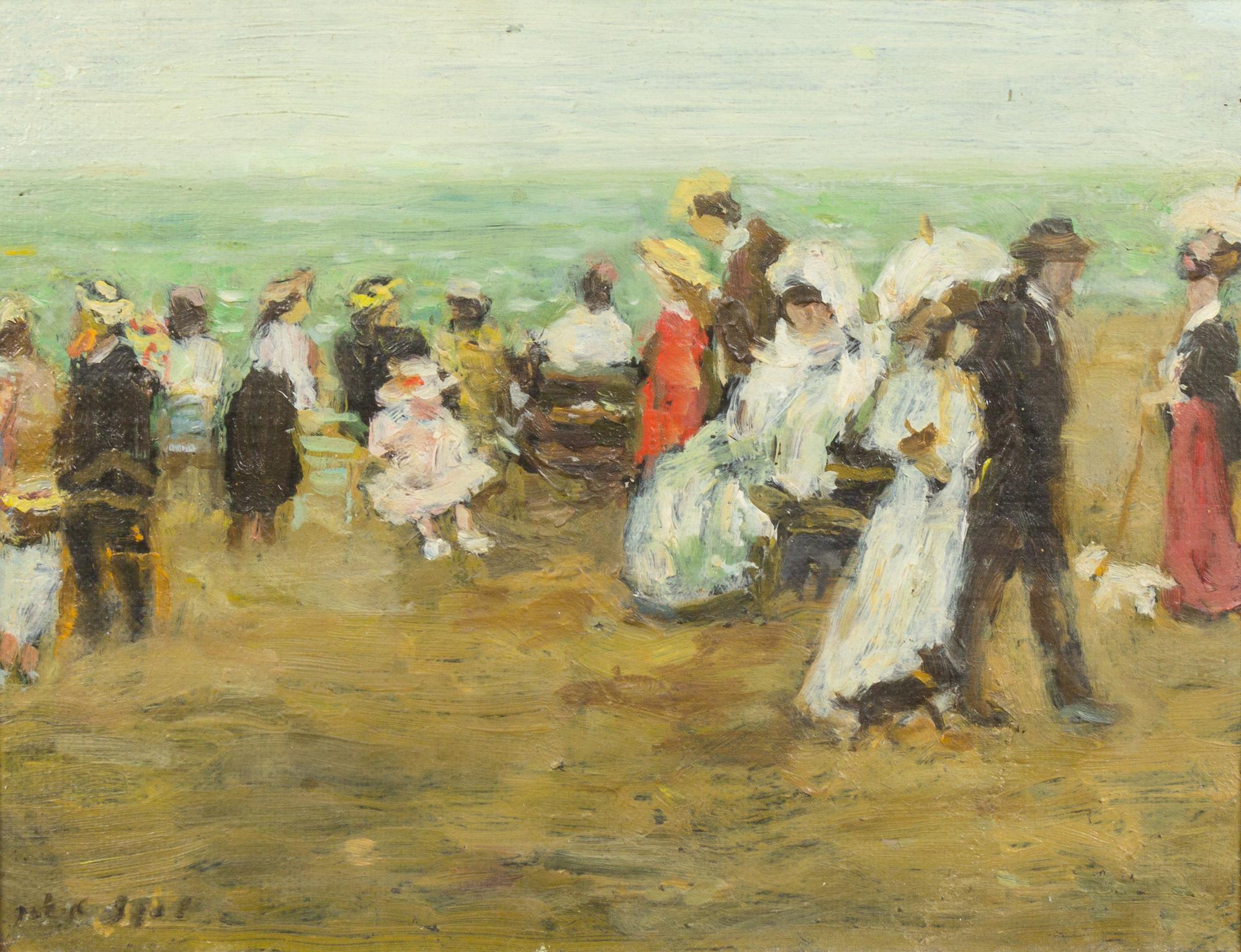 Gabriel Spat, (American, 1890 - 1967), The Beach at St. Malo, France