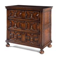A Charles II Style Oak Chest of Drawers