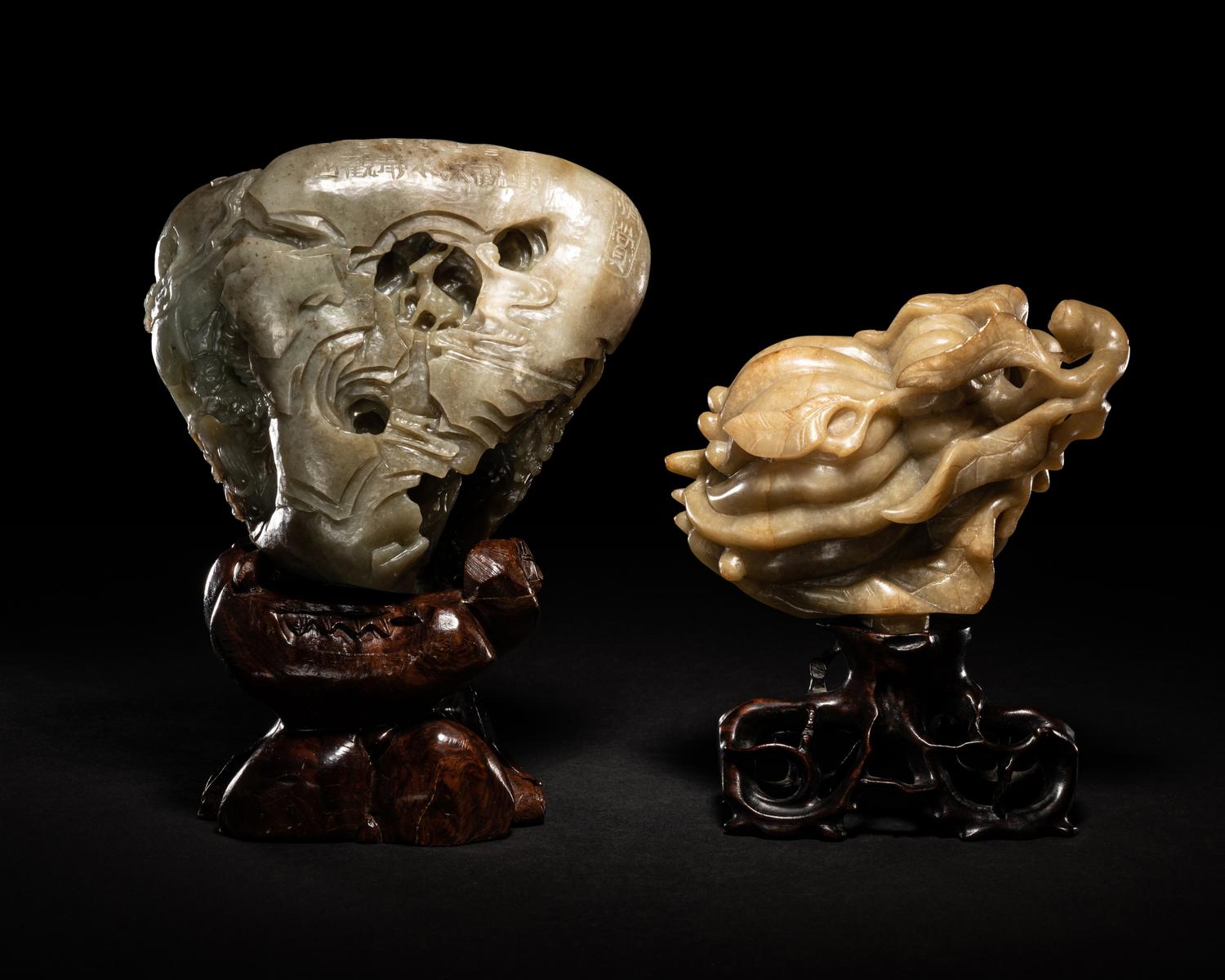 Two Chinese Hardstone Carvings