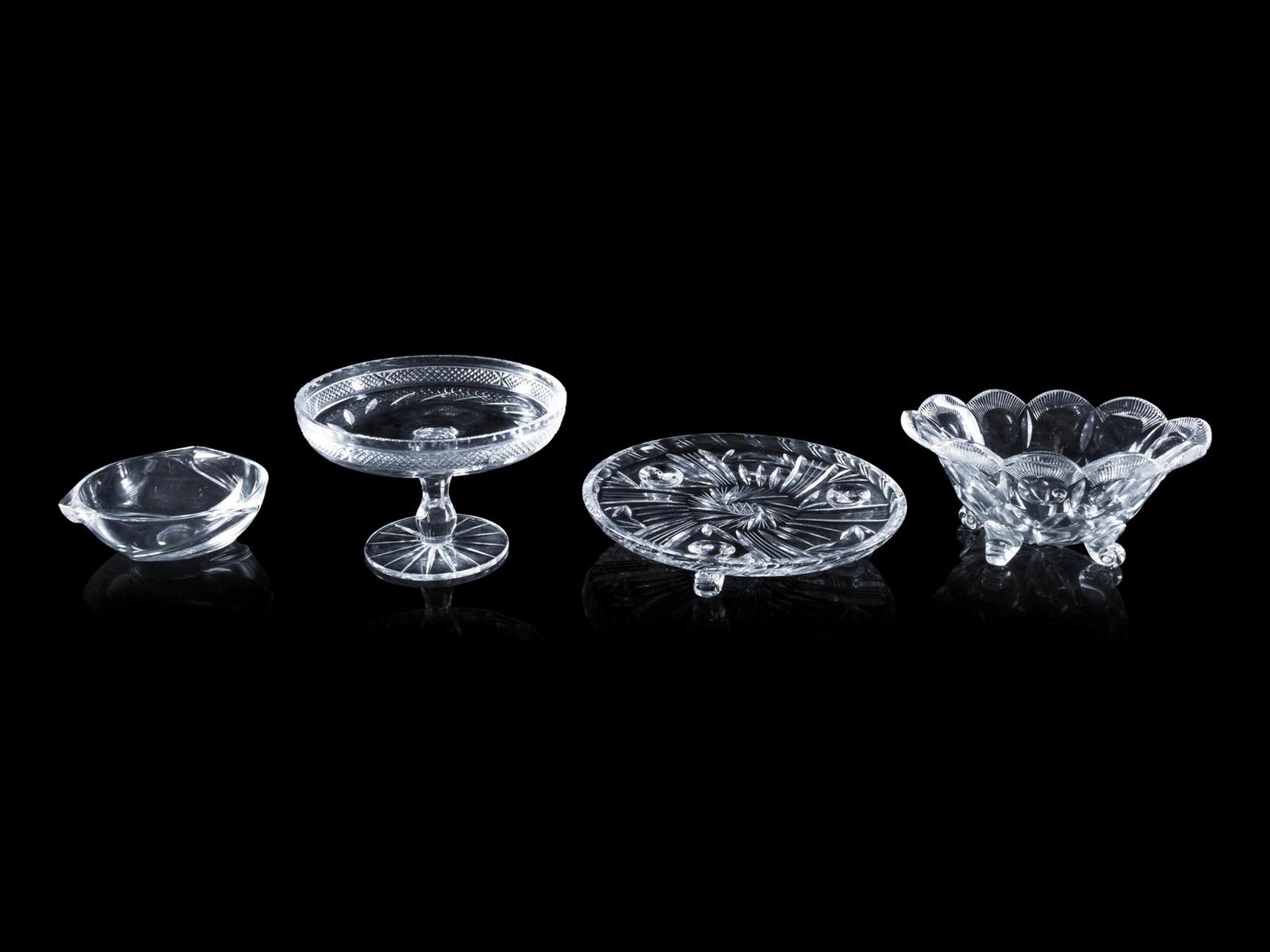 Three Glass Decanters
