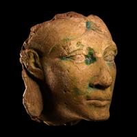 A Phoenician Faience Head