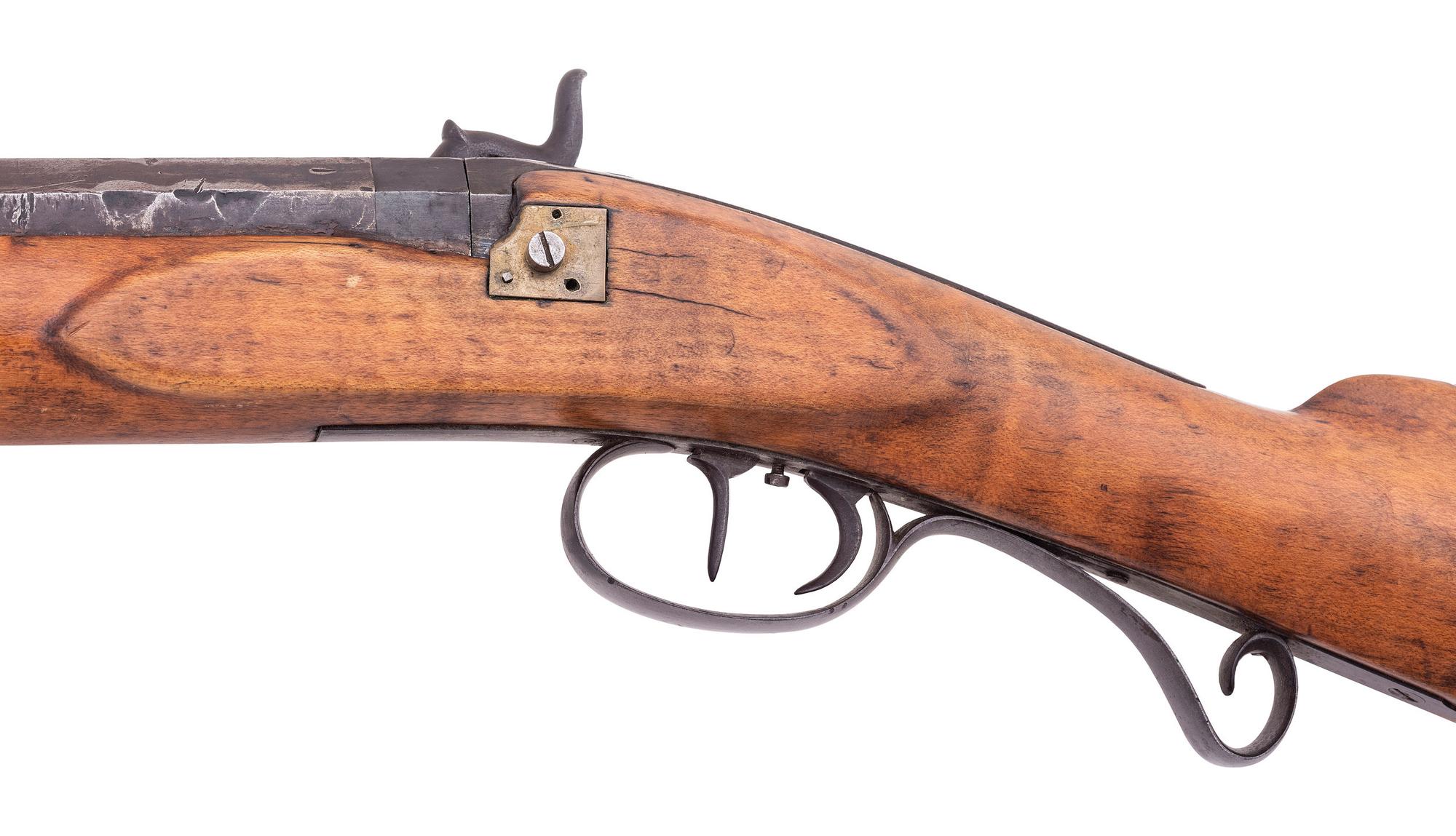 Percussion Plains Rifle by Samuel Hawken