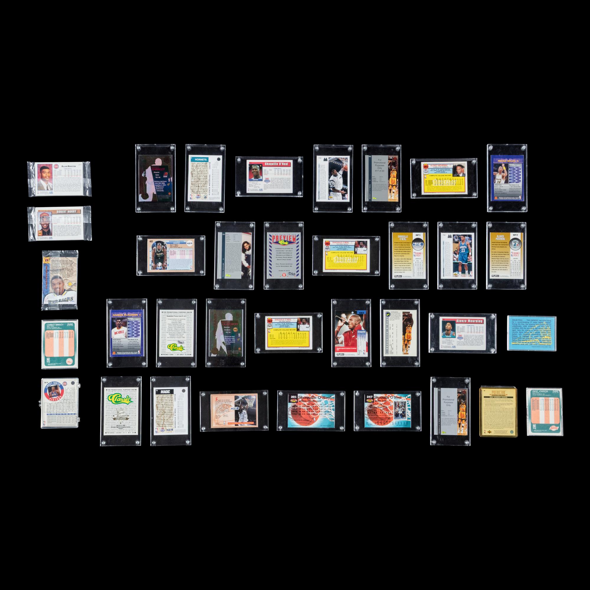 A Large Collection of 1990s NBA Hall of Fame Basketball Cards
