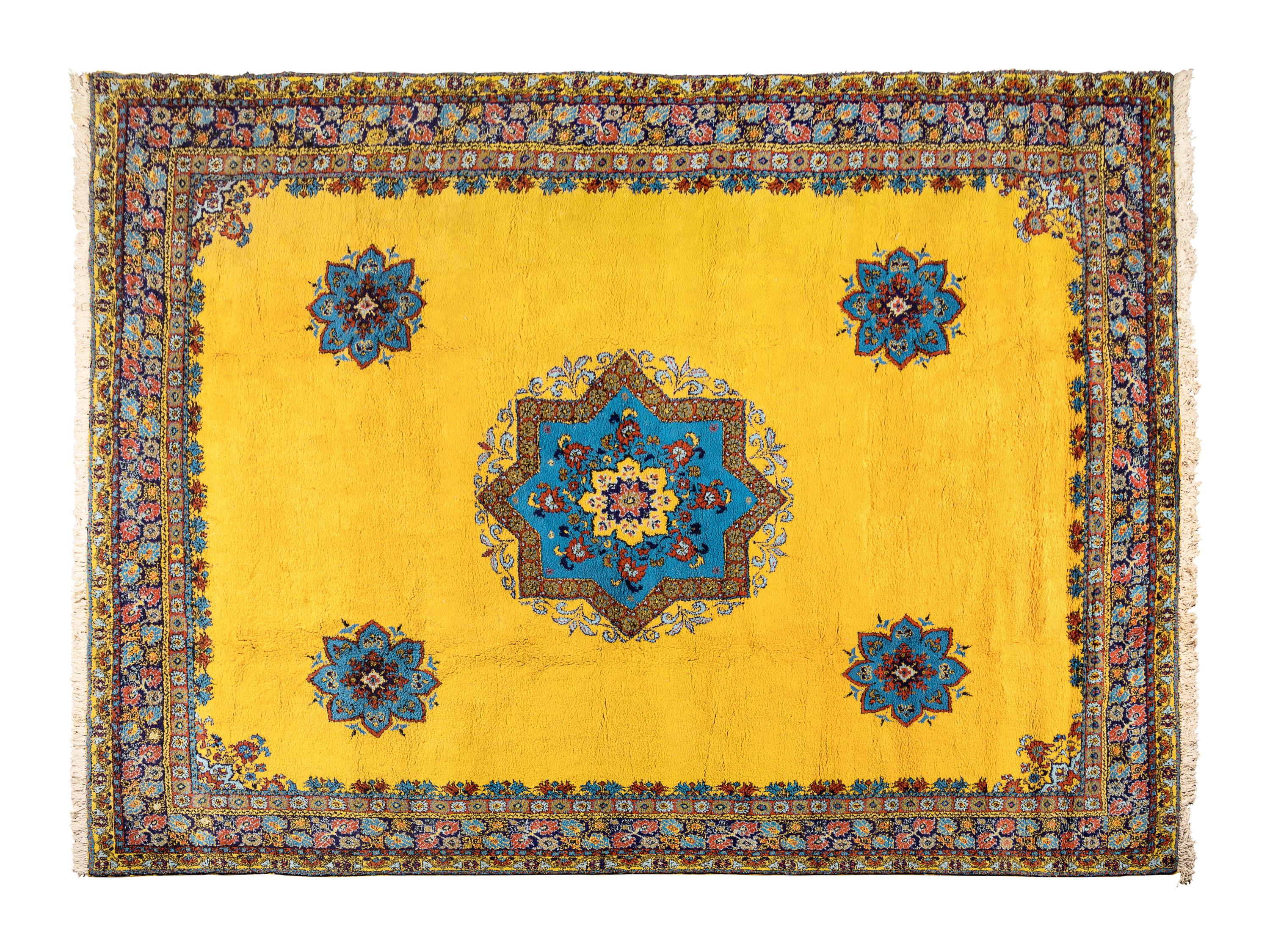 A Moroccan Wool Rug