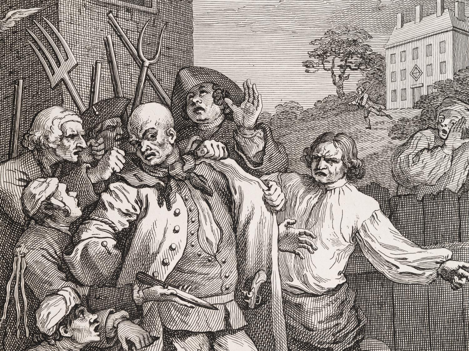 The Four Stages of Cruelty (the complete set of four prints)