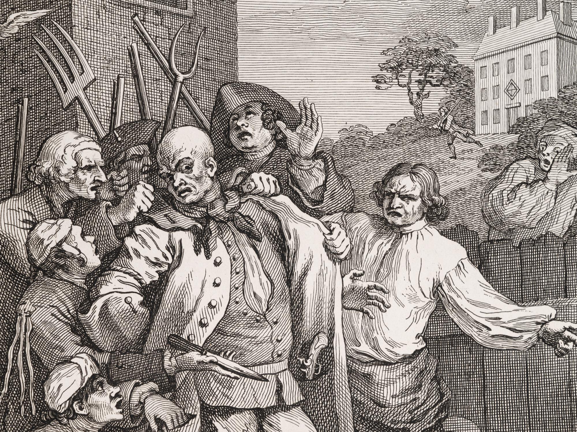 The Four Stages of Cruelty (the complete set of four prints)