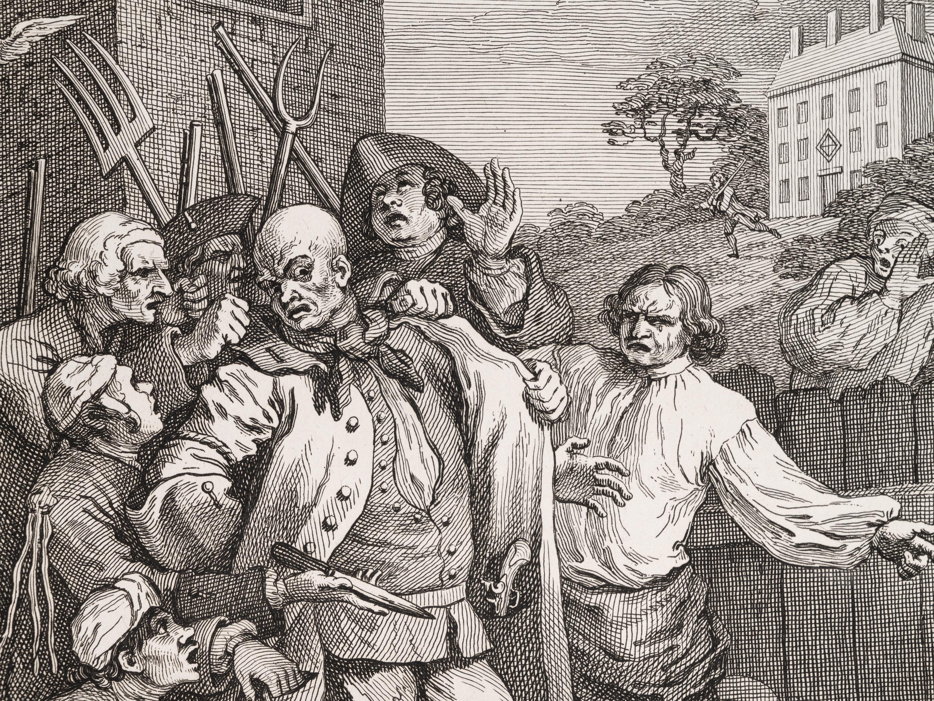 The Four Stages of Cruelty (the complete set of four prints)