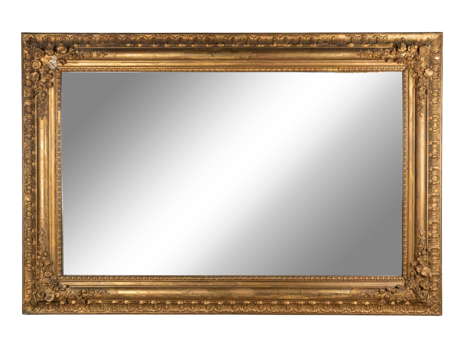 A Continental Giltwood Mirror