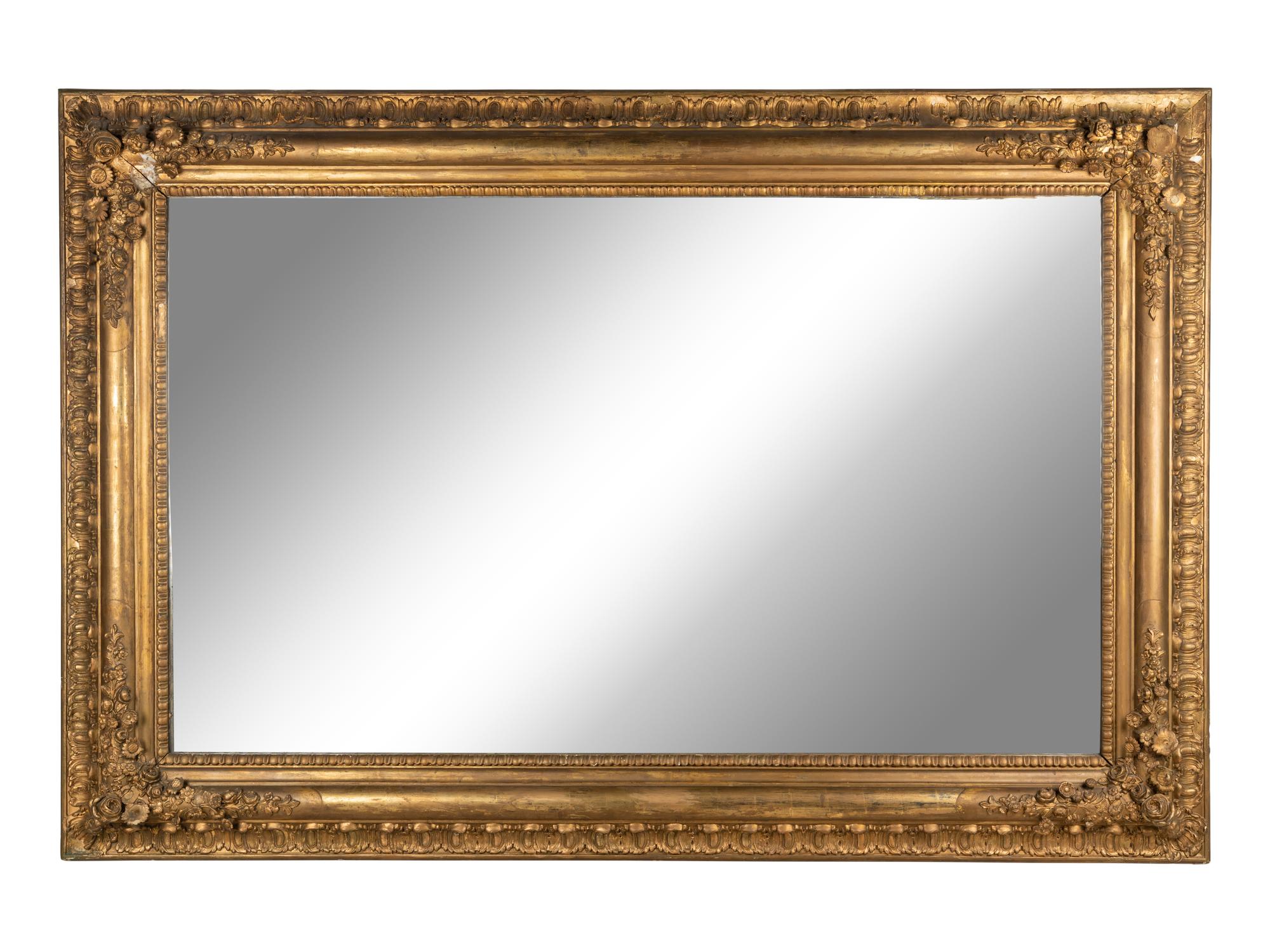 A Continental Giltwood Mirror