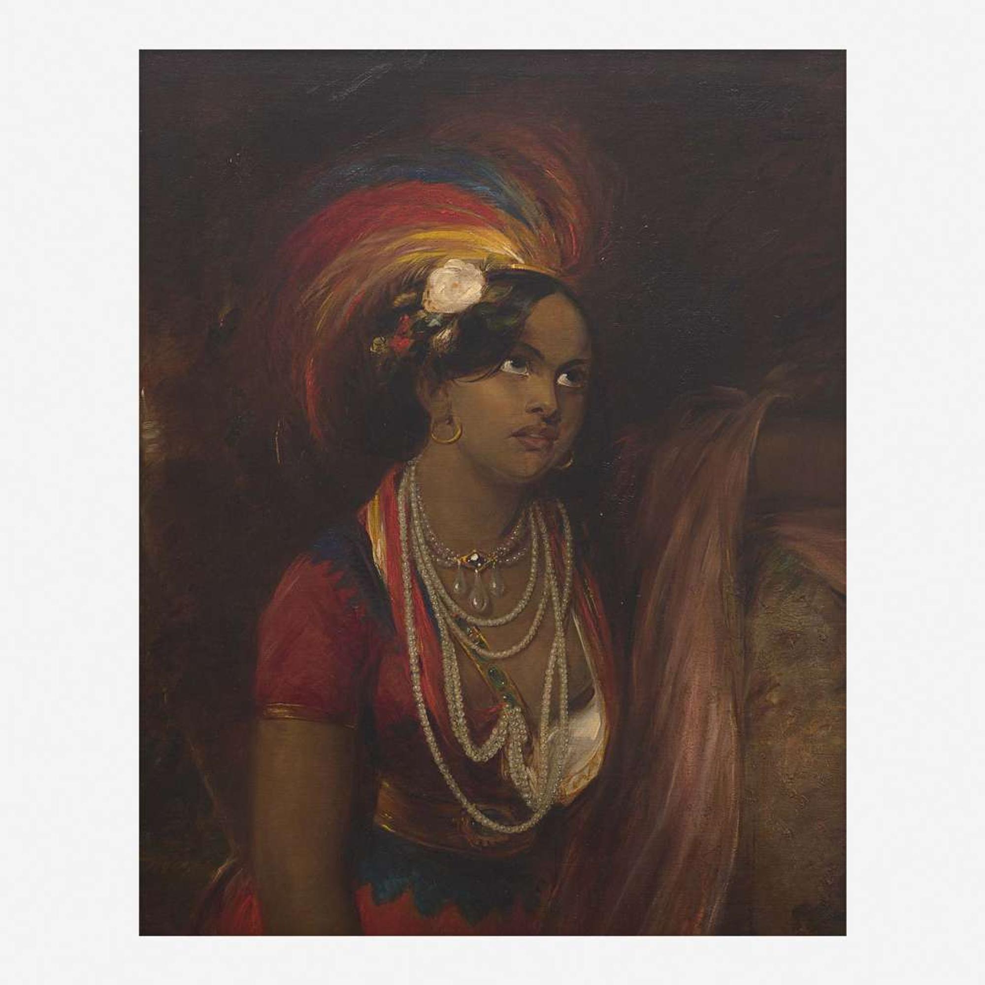 Mexican School (19th Century) Portrait of a Lady, Bust-Length