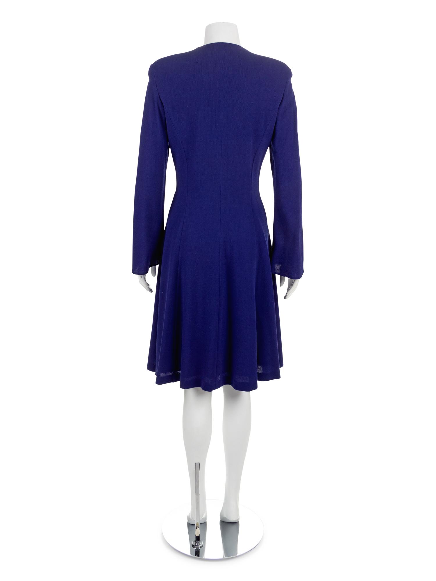 Ungaro Blue Dress, 1980s-1990s