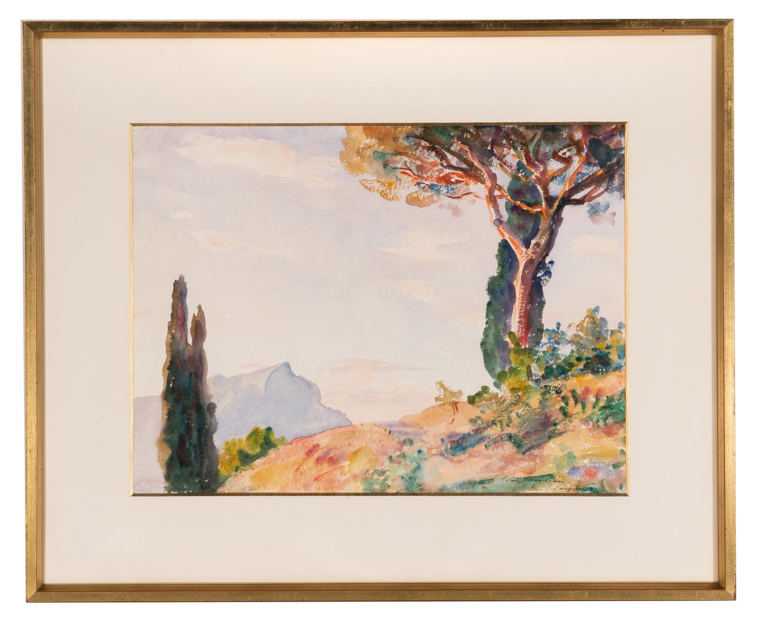 Above Lake Garda (Mountain Landscape; Mountain Landscape of San Vigilio) , 1913