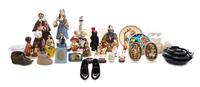 A Collection of Decorative Articles Height of tallest 12 1/2 inches.
